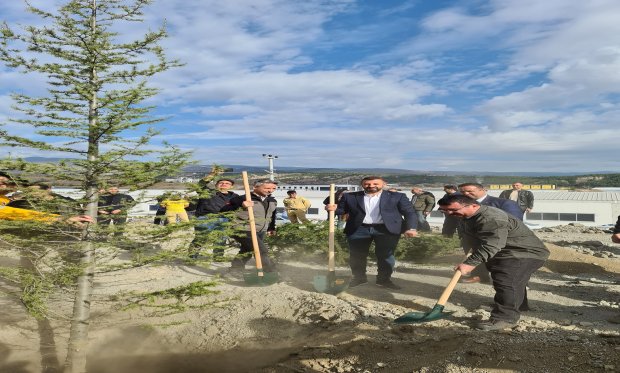 Başkanımız, TOBB Organize Sanayi Anaokulu'nda düzenlenen fidan dikme etkinliğine katıldı.