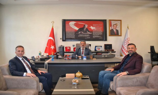İlçe Milli Eğitim Müdürümüz Sayın Mehdi Toğrul'a ziyaret.