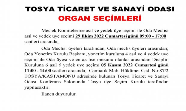 ORGAN SEÇİMLERİ