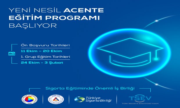 Sigorta Acenteleri Eğitim Programı Kayıtları Başladı